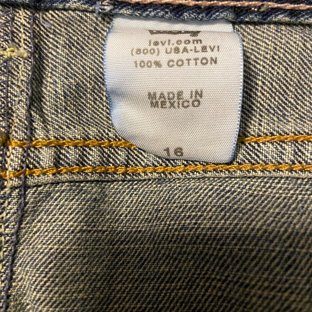 Levi's Blue Denim Maxi Skirt - Picture 5 of 5